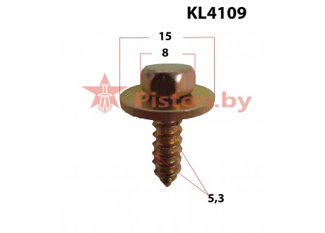 KL4109 саморез под ключ купить в Минске, цена в интернет-магазине Piston